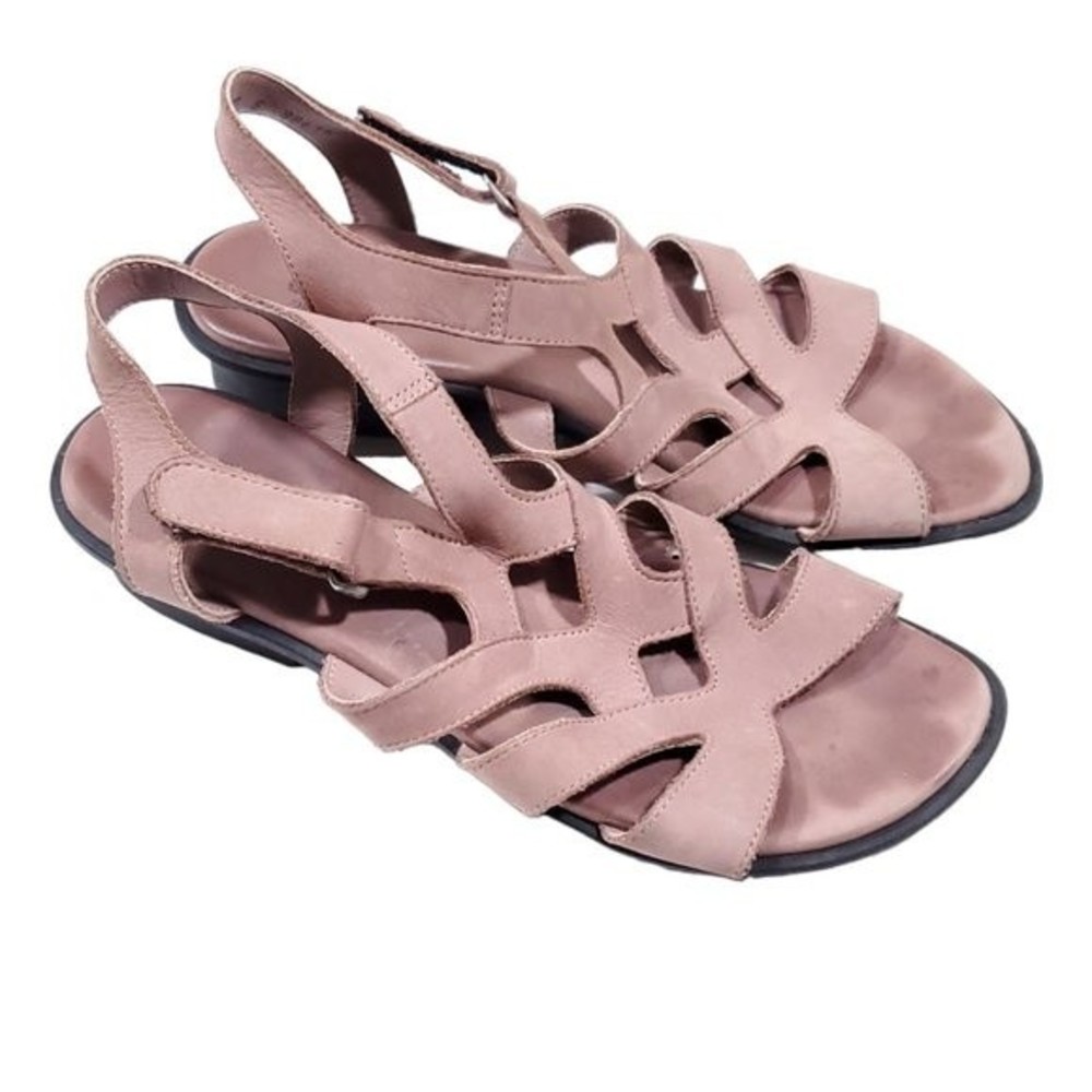 Arche Obela Strappy Gladiator Sandals Tan Women's Size 6 US 37 EU Heeled Comfort